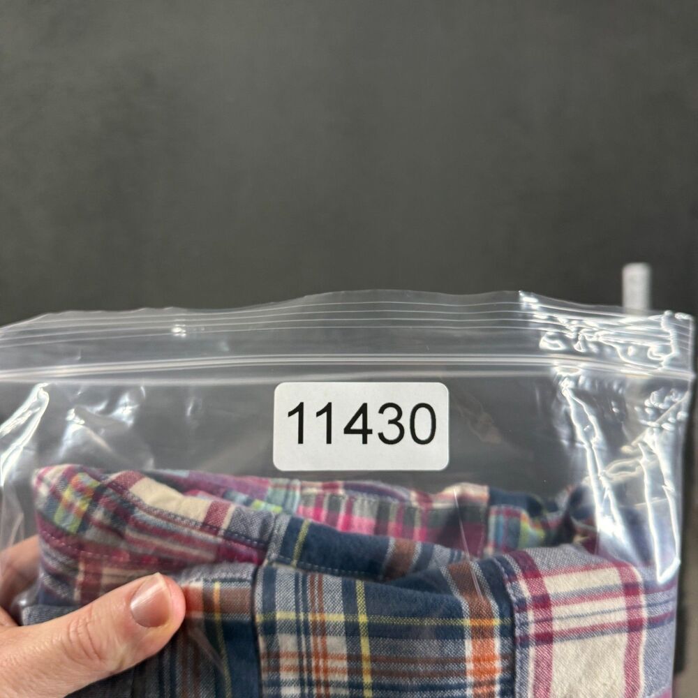 Brooks Brothers Pants Mens 35x32 Multicolor Plaid Indian Madras Patchwork Preppy - Picture 12 of 12
